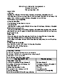 Giáo án Đại số Lớp 7 (Công văn 5512) - Chương