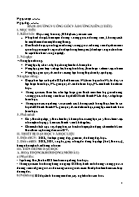 Giáo án Hình học Lớp 7 (Cánh diều) - Chương V
