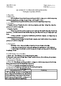 Giáo án Hình học Lớp 7 (Công văn 5512) - Chương 1, Tiết 10: Quan hệ từ vuông góc đến song song