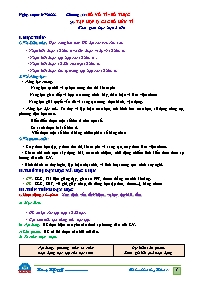 Giáo án Toán Lớp 7 (Chân trời sáng tạo) - Chương 1: Số vô tỉ – số thực - Bài 1: Tập hợp Q các số hữu tỉ - Năm 2022