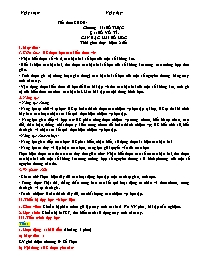Giáo án Toán Lớp 7 (Sách Cánh diều) - Chương 