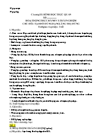 Giáo án Toán Lớp 7 (Sách Cánh diều) - Chương III: Hình học trực quan - Hoạt động thực hành và trải nghiệm