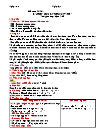 Kế hoạch bài dạy Toán Lớp 7 (Cánh diều) - Chương VI: Biểu thức đại số - Bài 5: Phép chia đa thức một biến