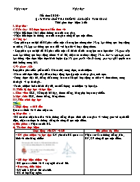 Kế hoạch bài dạy Toán Lớp 7 (Cánh diều) - Chư