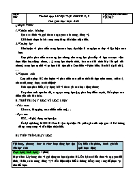 Kế hoạch bài dạy Toán Lớp 7 (Kết nối tri thức) - Chương 3, Luyện tập chung 8, 9 - Năm học 2022-2023