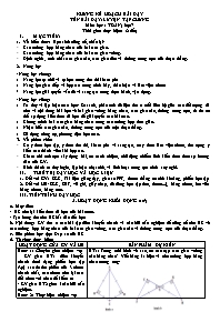 Kế hoạch bài dạy Toán Lớp 7 (Kết nối tri thức) - Chương 4, Luyện tập chung bài 15, 16