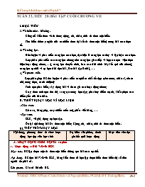 Kế hoạch bài dạy Toán Lớp 7 (Kết nối tri thức) - Chương 7, Bài tập cuối chương 7