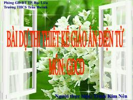 Bài giảng GDCD 7 - Tiết 26, Bài 15: Bảo vệ di