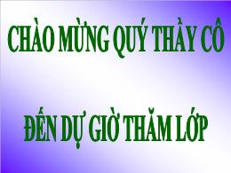 Bài giảng Khoa học tự nhiên 7 - Bài: Quang hợ