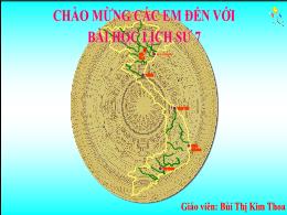 Bài giảng Lịch sử 7 - Bài 17: Ba lần kháng ch