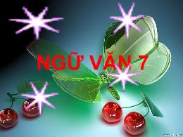 Bài giảng Ngữ văn 7 - Bài: Từ láy