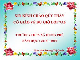 Bài giảng Ngữ văn 7 - Tiết 26: Quan hệ từ - N