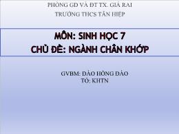 Bài giảng Sinh học 7 - Chủ đề 7, Bài 24: Đa d