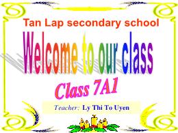 Bài giảng Tiếng Anh 7 - Unit 11: Keep fit and