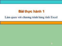 Bài giảng Tin học 7 - Bài thực hành 1: Làm qu
