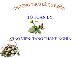 Bài giảng Toán 7 - Tiết 20, Bài 2: Hai tam gi