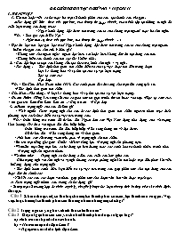 Đề cương ôn tập học kì II Ngữ văn Lớp 7