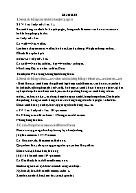 Đề cương ôn tập Tiếng Anh thí điểm Khối 7