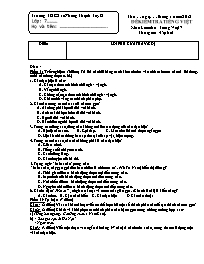 Đề kiểm tra Ngữ văn Lớp 7 - Năm học 2017-2018