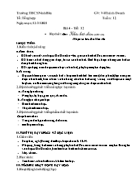 Giáo án Âm nhạc 7 - Tuần 12 - Năm học 2021-20