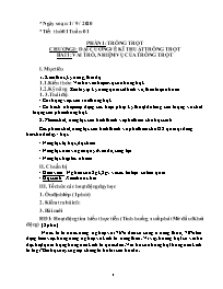 Giáo án Công nghệ 7 - Tuần 1 - Năm học 2020-2