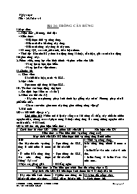 Giáo án Công nghệ 7 - Tuần 14 - Võ Thị Kiều L
