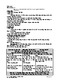 Giáo án Công nghệ 7 - Tuần 15 - Võ Thị Kiều L