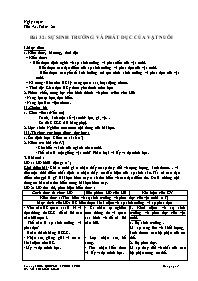 Giáo án Công nghệ 7 - Tuần 20 - Võ Thị Kiều L