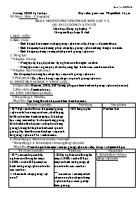 Giáo án Công nghệ 7 - Tuần 22 - Năm học 2020-