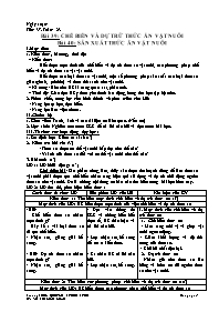 Giáo án Công nghệ 7 - Tuần 23 - Võ Thị Kiều L