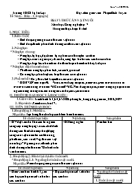 Giáo án Công nghệ 7 - Tuần 24 - Năm học 2020-