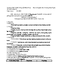 Giáo án Công nghệ 7 - Tuần 24 - Năm học 2020-