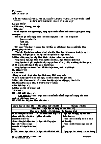Giáo án Công nghệ 7 - Tuần 24 - Võ Thị Kiều L