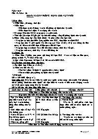 Giáo án Công nghệ 7 - Tuần 26 - Võ Thị Kiều L