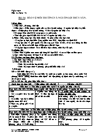 Giáo án Công nghệ 7 - Tuần 33 - Võ Thị Kiều L