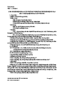 Giáo án Công nghệ 7 - Tuần 6 - Võ Thị Kiều Lo