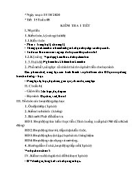 Giáo án Công nghệ 7 - Tuần 8 - Năm học 2020-2