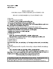 Giáo án Công nghệ Lớp 7 - Tuần 13 - Năm học 2