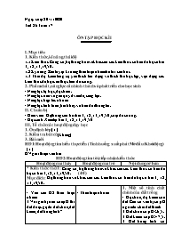 Giáo án Công nghệ Lớp 7 - Tuần 17 - Năm học 2