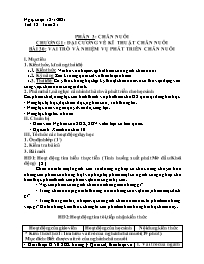 Giáo án Công nghệ Lớp 7 - Tuần 21 - Năm học 2