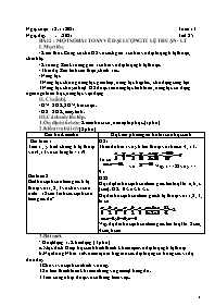 Giáo án Đại số 7 - Tuần 13 - Năm học 2021-202