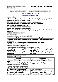 Giáo án Đại số 7 - Tuần 14 - Trần Văn Hương