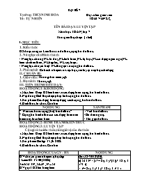 Giáo án Đại số 7 - Tuần 28 - Năm học 2021-202