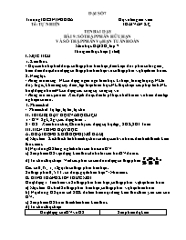 Giáo án Đại số 7 - Tuần 7 - Năm học 2021-2022