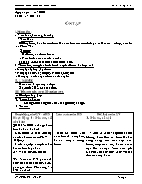 Giáo án Địa lí 7 - Tuần 18 - Năm học 2020-202