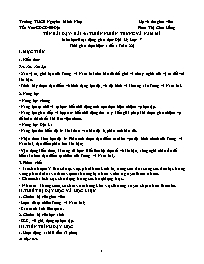 Giáo án Địa lí 7 - Tuần 22 - Năm học 2020-202