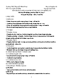 Giáo án Địa lí 7 - Tuần 24 - Năm học 2020-202