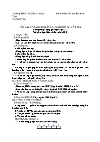 Giáo án Địa lí 7 - Tuần 24+25 - Năm học 2023-