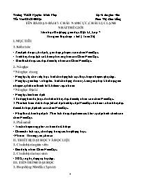 Giáo án Địa lí 7 - Tuần 25 - Năm học 2020-202