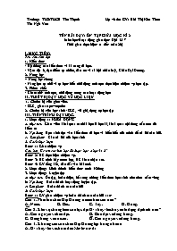Giáo án Địa lí 7 - Tuần 26 - Năm học 2023-202
